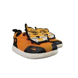 Nike Shoes Kids 7 Sneakers KD 11 Little Big Cats Slip On Toddler Orange Black